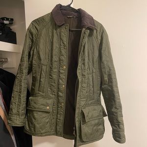 Olive Green Barbour Jacket!